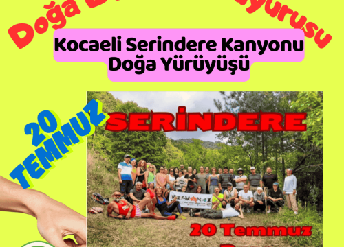 Kocaeli Serindere Kanyonu Doğa Yürüyüşü