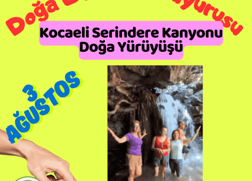 Kocaeli Serindere Kanyonu Doğa Yürüyüşü