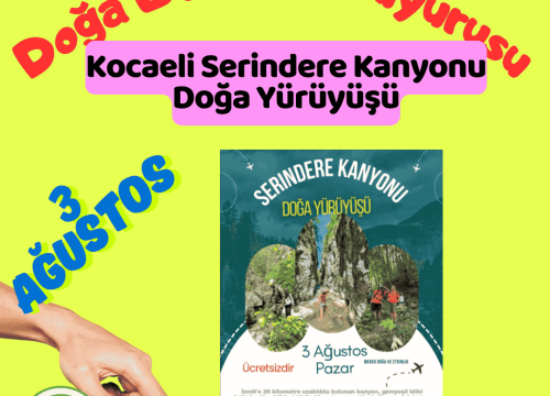Kocaeli Serindere Kanyonu Doğa Yürüyüşü