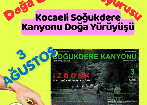 Kocaeli Soğukdere Kanyonu Doğa Yürüyüşü