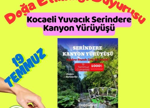 Kocaeli Yuvacık Serindere Kanyon Yürüyüşü