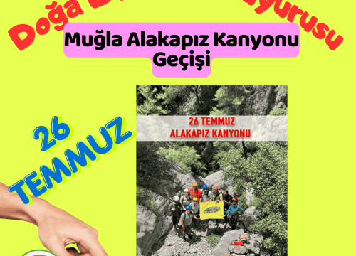 Muğla Alakapız Kanyonu Geçişi