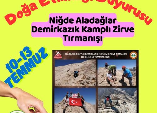 Niğde Aladağlar Demirkazık Kamplı Zirve Tırmanışı