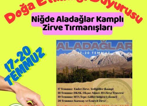 Niğde Aladağlar Kamplı Zirve Tırmanışları