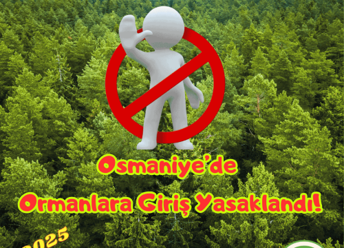Osmaniye’de Ormanlara Girişler Yasaklandı!
