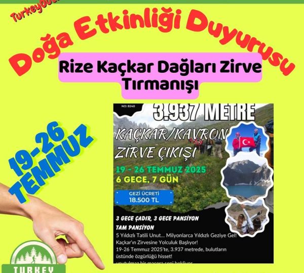 Rize Kaçkar Dağları Zirve Tırmanışı