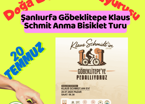 Şanlıurfa Göbeklitepe Klaus Schmit Anma Bisiklet Turu