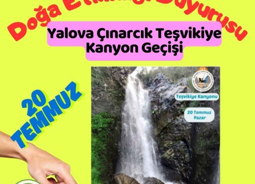 Yalova Çınarcık Teşvikiye Kanyon Geçişi
