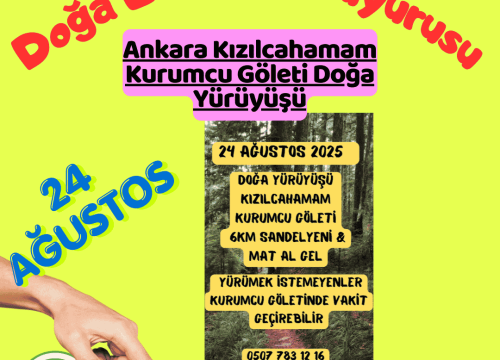Ankara Kızılcahamam Kurumcu Göleti Doğa Yürüyüşü