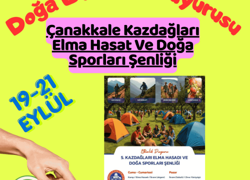 Çanakkale Kazdağları Elma Hasat Ve Doğa Sporları Şenliği