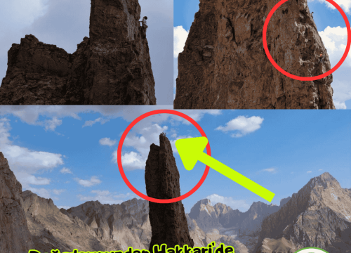 Dağcılarımız Hakkari’de Muhteşem Bir Kaya Tırmanışı Yaptı