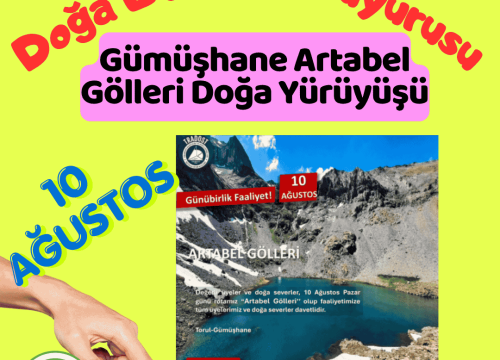 Gümüşhane Artabel Gölleri Doğa Yürüyüşü