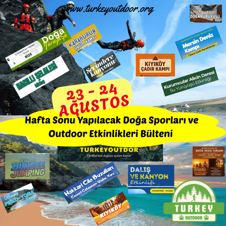 Hafta Sonu Yapılacak Doğa Sporları ve Outdoor Etkinlikleri Bülteni (2)