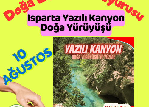 Isparta Yazılı Kanyon Doğa Yürüyüşü
