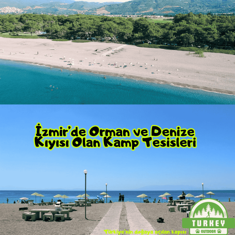 İzmirde Orman ve Denize Kıyısı Olan Kamp Tesisleri