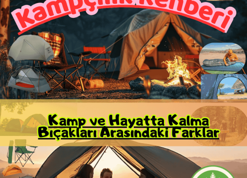 Kamp ve Hayatta Kalma Bıçakları Arasındaki Fark Nedir?