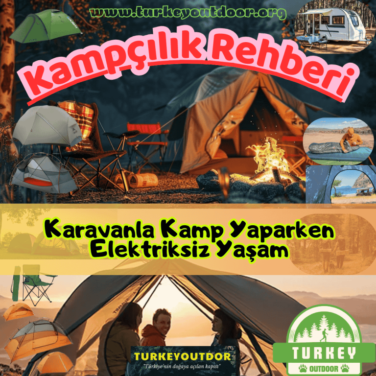 Karavanla Kamp Yaparken Elektriksiz Yaşam