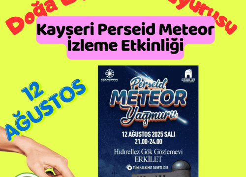Kayseri Perseid Meteor İzleme Etkinliği