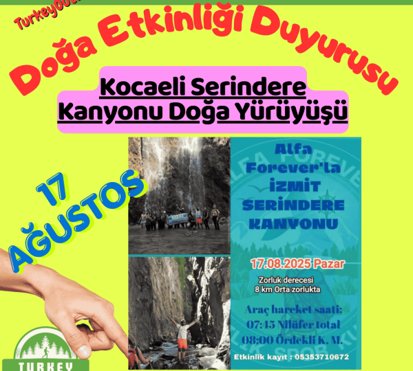 Kocaeli Serindere Kanyonu Doğa Yürüyüşü (1)