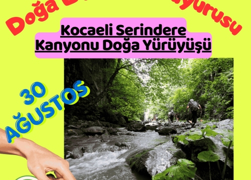 Kocaeli Serindere Kanyonu Doğa Yürüyüşü