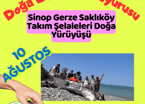 Sinop Gerze Saklıköy Takım Şelaleleri Doğa Yürüyüşü