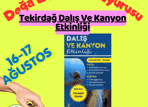 Tekirdağ Dalış Ve Kanyon Etkinliği