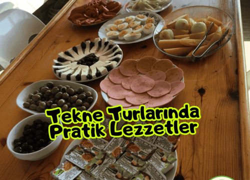 Tekne Turlarında Pratik Lezzetler