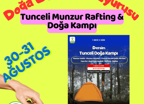 Tunceli Munzur Rafting & Doğa Kampı