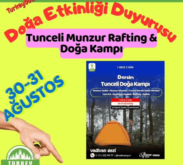 Tunceli Munzur Rafting & Doğa Kampı